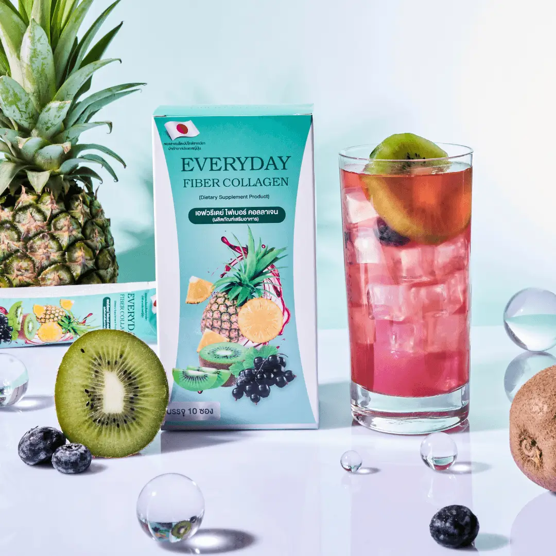 EVERYDAY FIBER COLLAGEN (エブリデイ) 腸活コラーゲン / 美味しい!便秘・美肌ケア お得な2箱セット - 画像 (3)